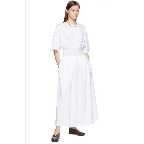 Toteme Cotton Tee Dress - Picture 1 of 12